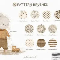 Набор кистей для Procreate: Time of Magic