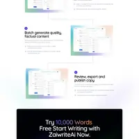 ZaiwriteAI - Инструмент для создания контента и генератор текстов с SaaS