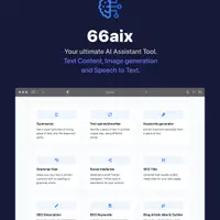 66aix — SaaS-платформа на базе ИИ: контент, чат-боты и генерация изображений