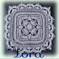 Салфетка Лора крючком