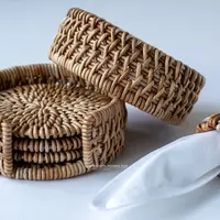 Плетение подставки под мини-плейсматы