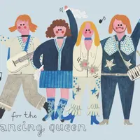 Персонажи акварелью и цветными карандашами