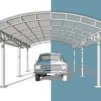 Металлические навесы в SketchUp
