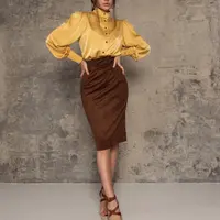 Блузка с объемным рукавом Arianna