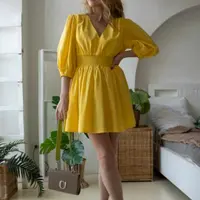 Платье со сборкой Yvonne S