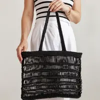 Шоппер плетёный