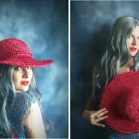 Шляпа "Ривьера" из рафии