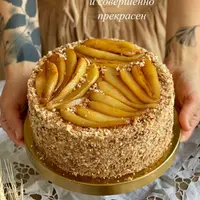 Грушевый медовик