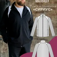 Мужская олимпийка Сириус. Размеры 46-60