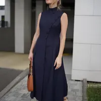 Платье ассиметричное без рукавов Adalin B