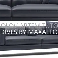 Моделирование кресла и дивана DIVES by MAXALTO в 3d max и marvelous designer