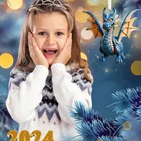 Набор новогодних коллажей CU-441