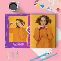 Шаблон фотокниги Violet