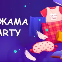 Программа с экраном для проведения детского праздника "Пижамная вечеринка"