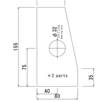 Схема подставки для дисковой шлифовальной машины 2 в 1 из фанеры
