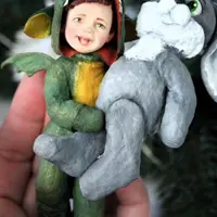 Ватные игрушки: Дракоша