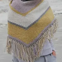 Шаль со звездочками Beach Roses