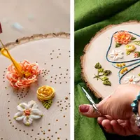 Вышивка по дереву. Искусство, вдохновленное природой