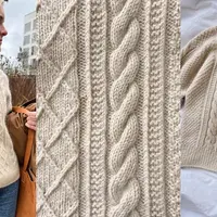 Пуловер с косами Moby