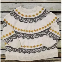 Пуловер с графическим жаккардом Tecums