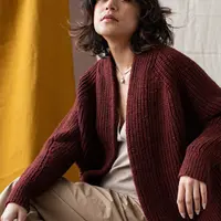 Вязаный спицами кардиган Reading Cardigan