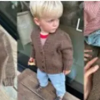 Детский кардиган спицами Eva Junior