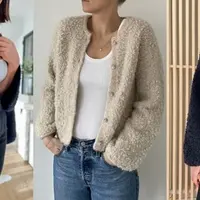 Жакет из пряжи букле Audrey Jacket