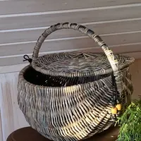 Корзинка «Кошик» из бумажной лозы