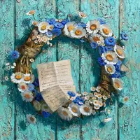 Цветочный венок маслом