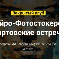 Закрытый клуб нейро-фотостокеров (март 2024)