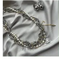 Плетеное колье