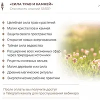 Сила трав и камней