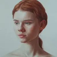 Портрет девушки. Мини-курс по трехцветной технике (пастель)