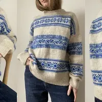 Пуловер с жаккардовым узором Porcelain