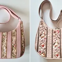 Розовая джинсовая сумочка