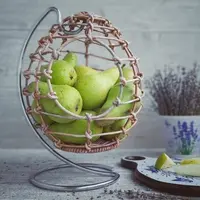 Пасхальный декор из бумажной лозы