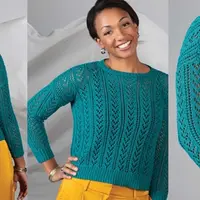 Ажурный пуловер Baycrest