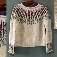 Пуловер с круглой кокеткой Heather