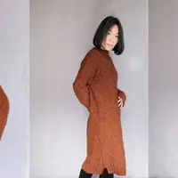 Вязаное платье сверху KBG 18_Girlfriend Sweater