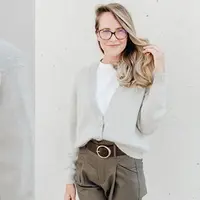 Кардиган с красивой горловиной CoSiCardigan