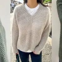 Вязаный пуловер Agnes Sweater V-Neck