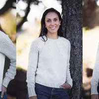 Пуловер с косами Solare