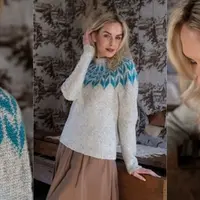 Жаккардовый пуловер крючком Isop