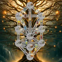 Древо Сефирот. Строение Гения Земли