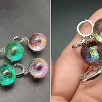 Серьги в виде воронки