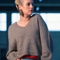 Вязаный оверсайз пуловер Helene