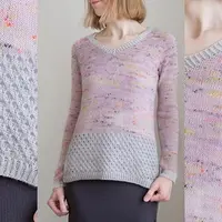 Пуловер с ажурным низом Abelia