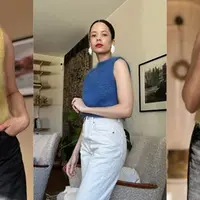 Вязаный спицами жилет Minou Vest