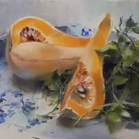 Тыква на блюде