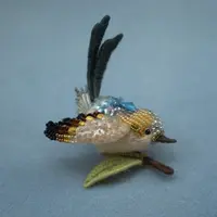 Брошь Райская птичка